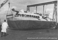 SRN6 being built at Cowes